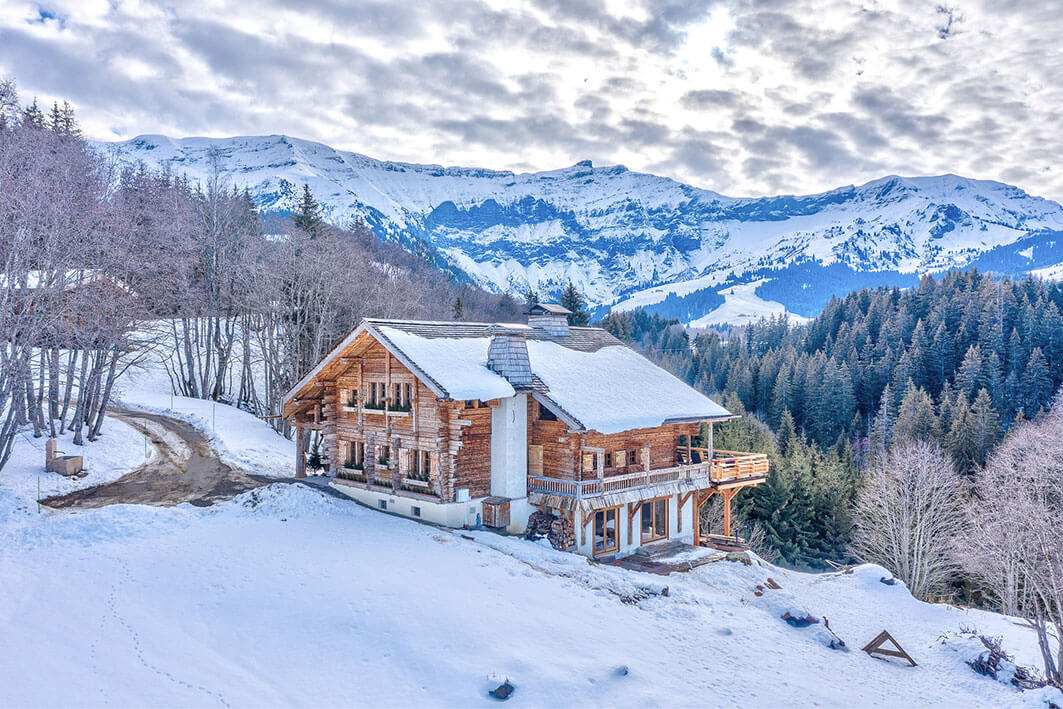 Chalet 360 vue sur la montagne