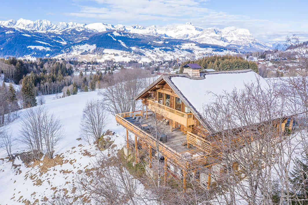 Chalet 360 vue sur la montagne